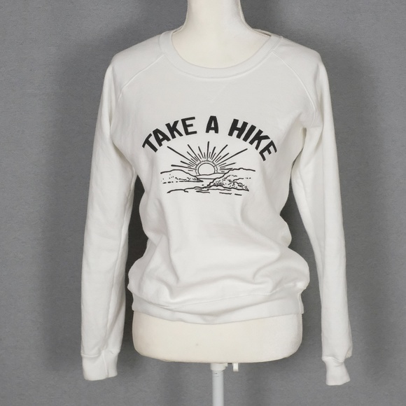 Sub_Urban Riot Take a Hike White Sweatshirt - Picture 1 of 9